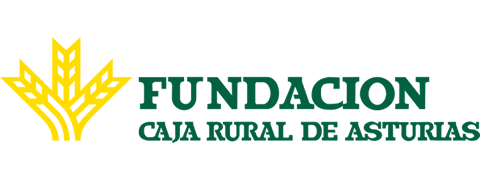 Logo de la Caja Rural de Asturias en verde y amarillo